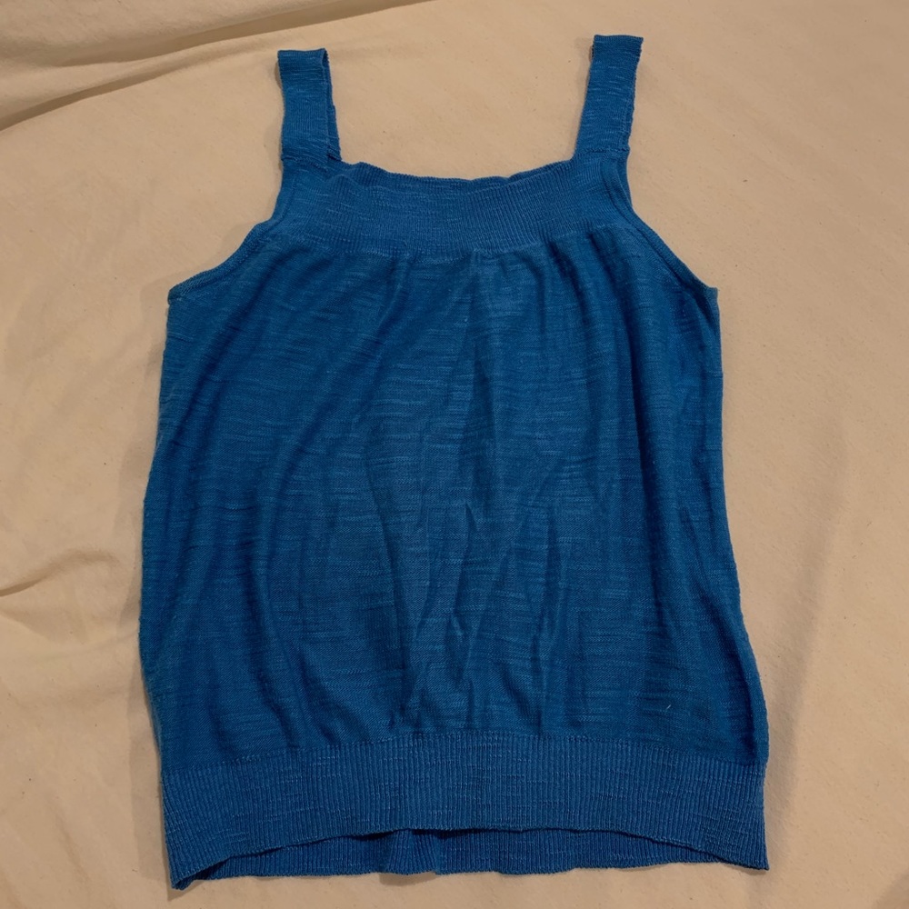blue celine tank top